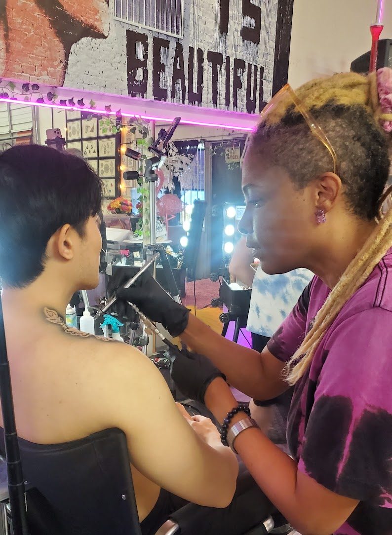 Grace Xairbrushing ergonomics